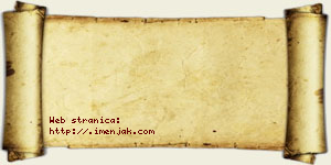 Nadja Erak vizit kartica